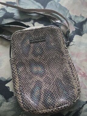 Aimee Kestenberg Leather Just Saying Stadium Crossbody Bag